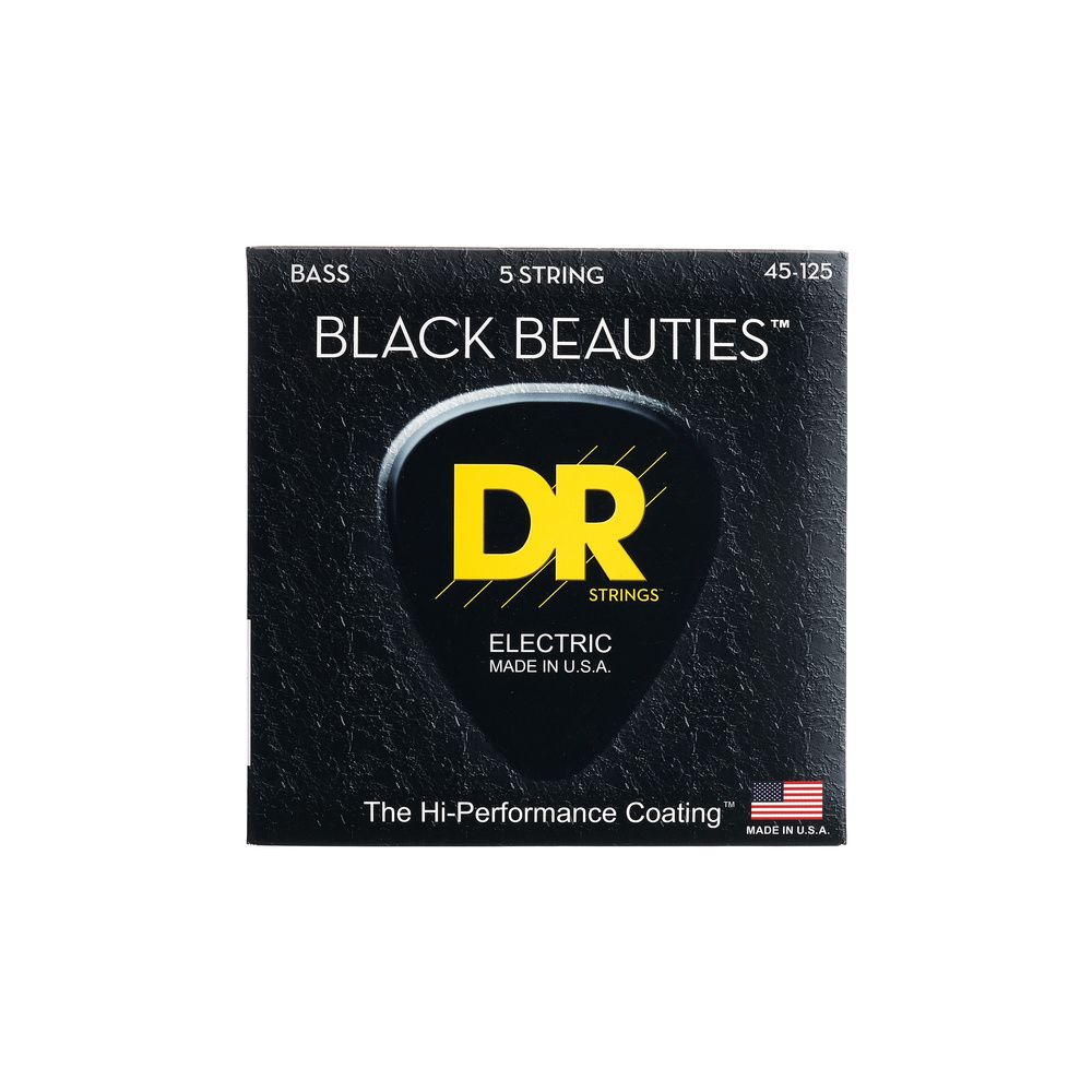 DR Strings Black Beauties BKB5