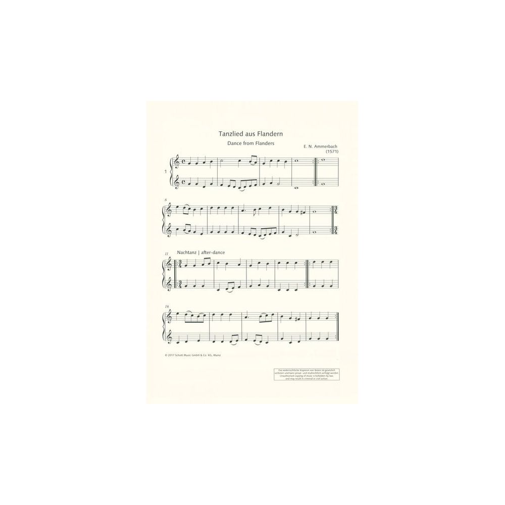 Schott Duette Alter Meister Flöte – Thomann Ireland