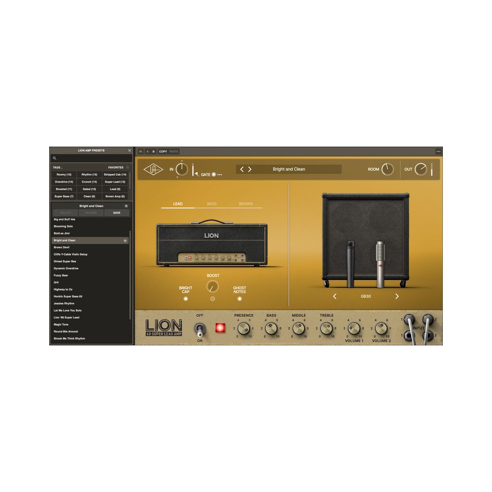 Universal Audio UAD Lion '68 Super Lead Amp – Thomann Ireland