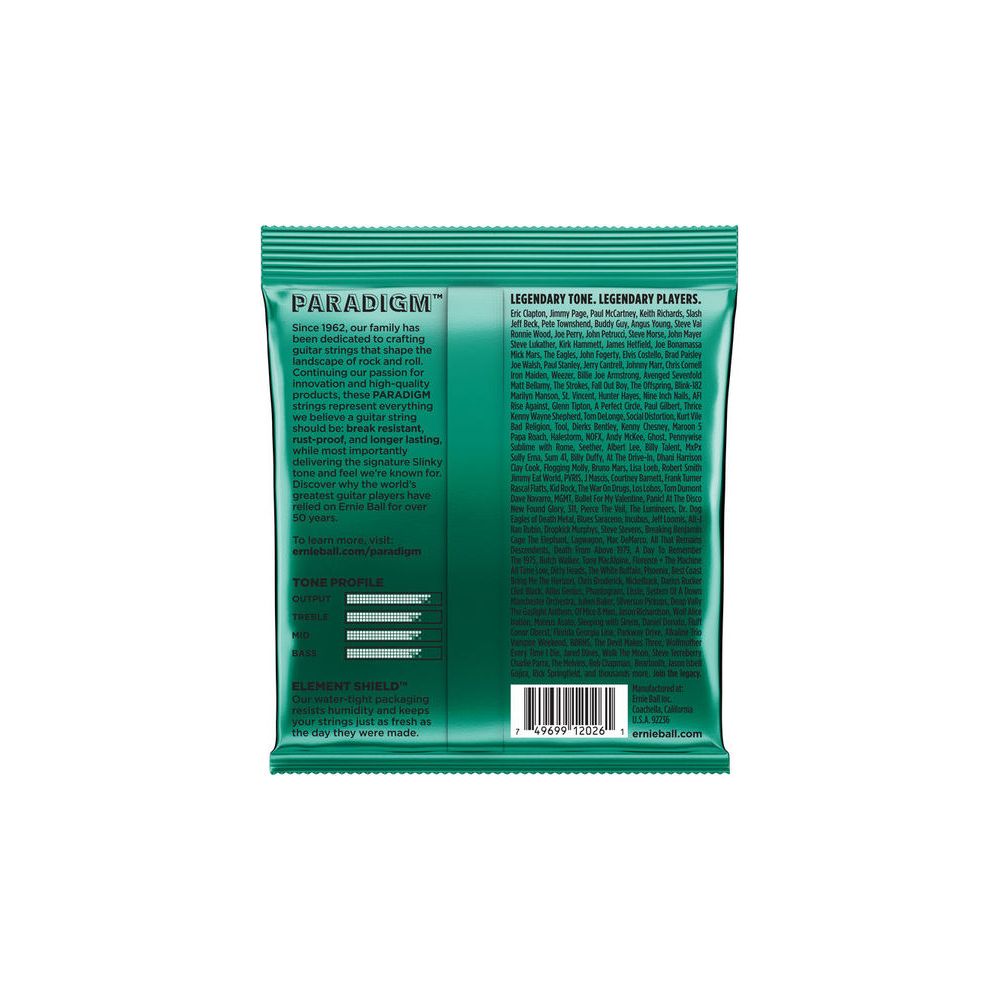 Ernie Ball Paradigm Not Even Slinky 12