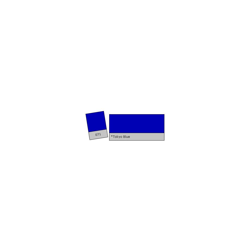 Lee Filter Roll 071 Tokyo Blue – Thomann Ireland