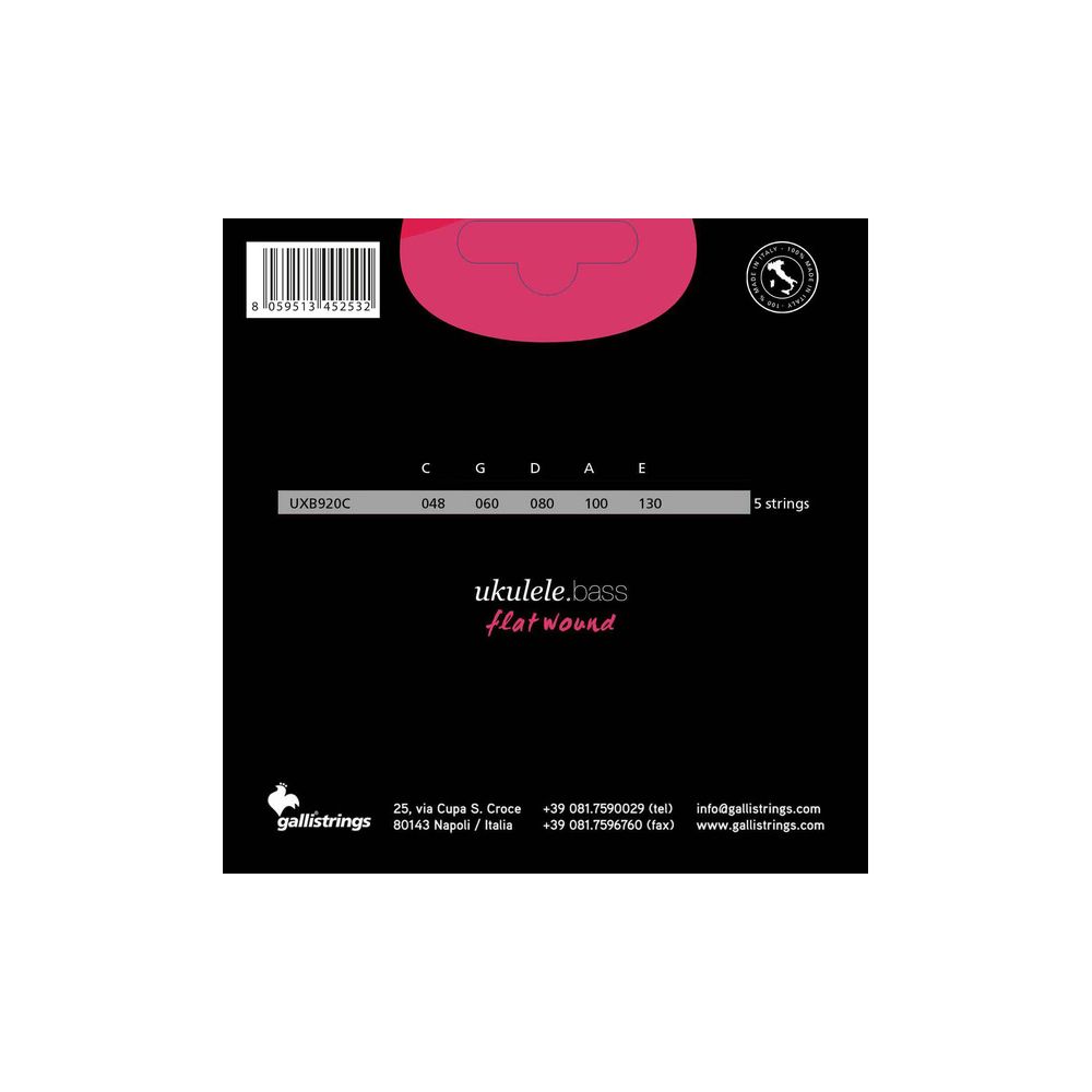 Galli Strings UXB920C Ukulele Bass Str. 23'' – Thomann Ireland
