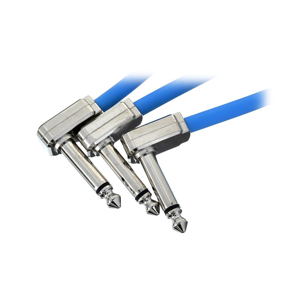 Ernie Ball Flex Patch Cable 6" blue set – Thomann Ireland