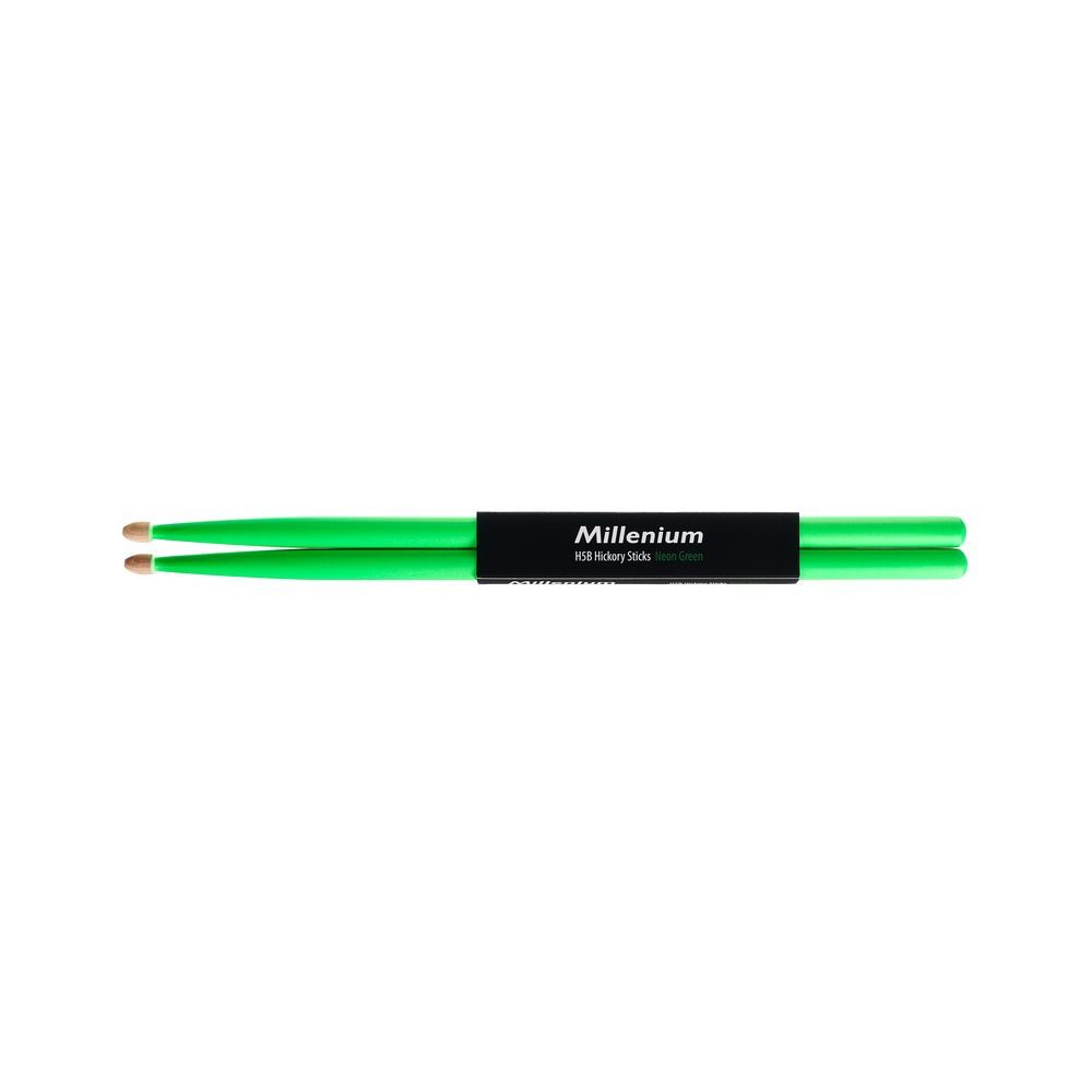 Millenium H5B Hickory Sticks Neon Green – Thomann Ireland