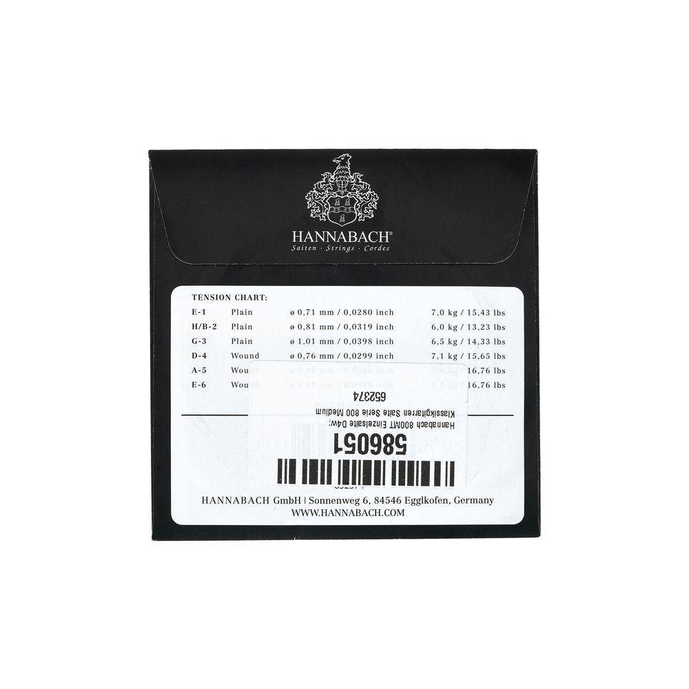 Hannabach 800MT single String D4w – Thomann Ireland