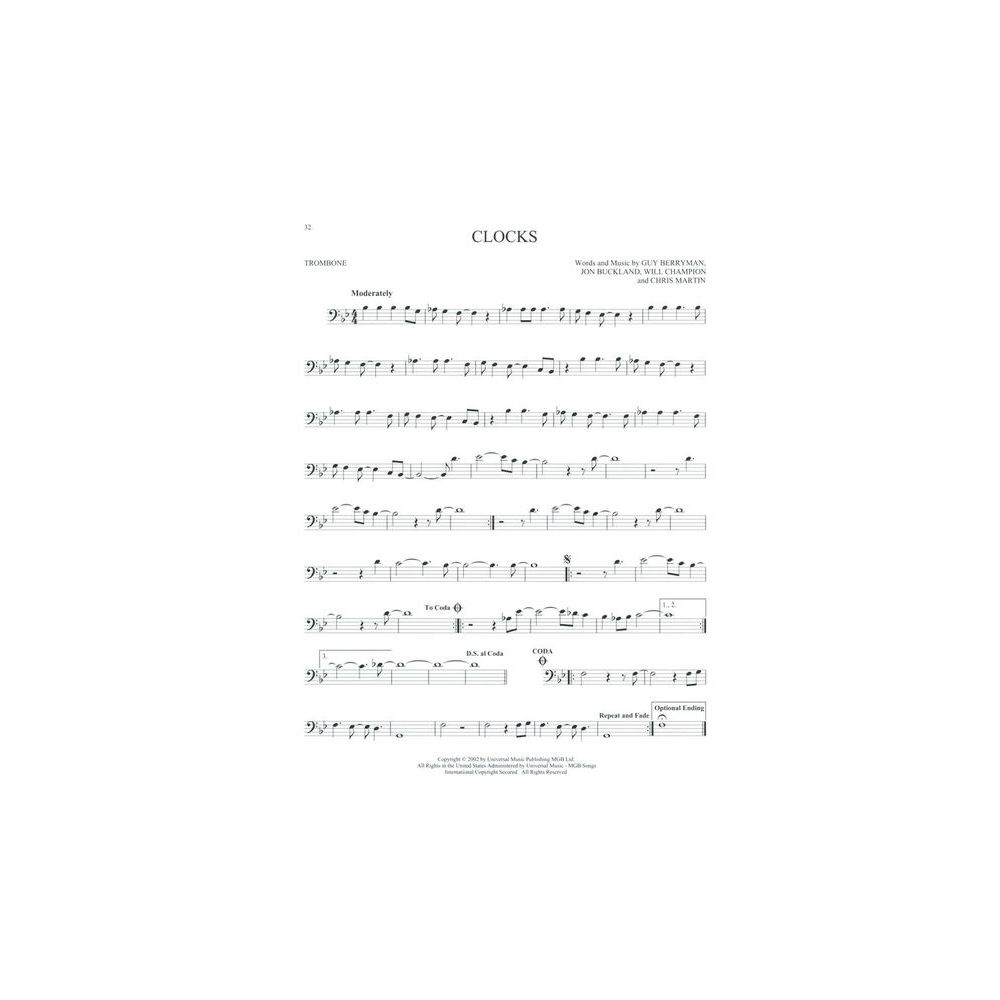 Hal Leonard 101 Hit Songs For Trombone – Thomann Ireland