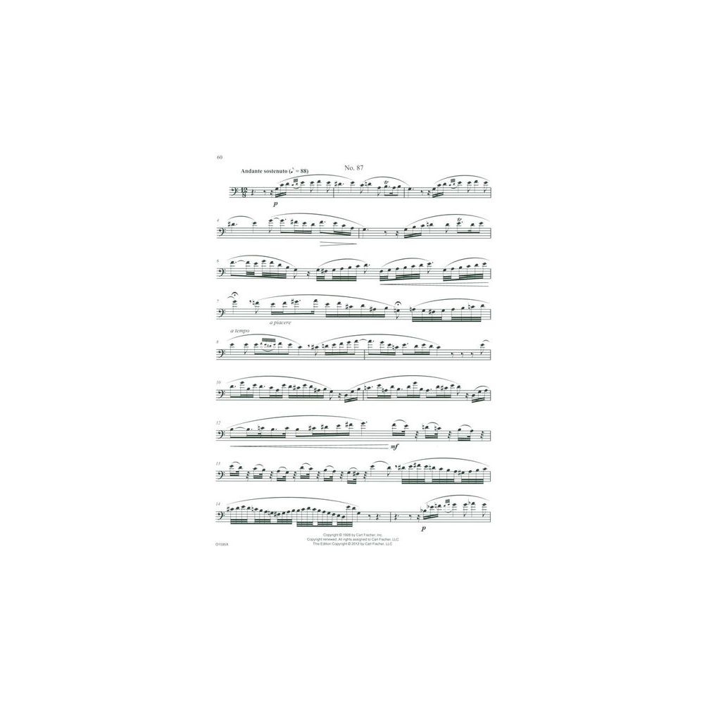 Carl Fischer Melodious Etudes for Tromb. 2 – Thomann Ireland