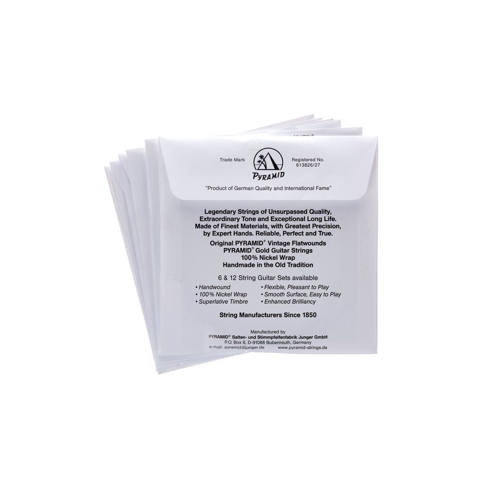 Pyramid Gold Flatwound 011