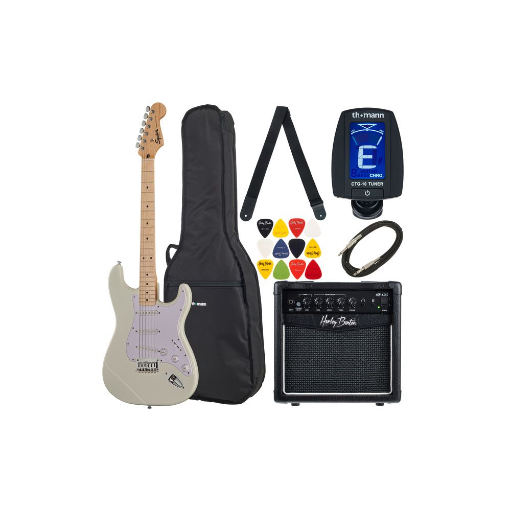 Squier Sonic Strat HT Arctic W Set – Thomann Ireland