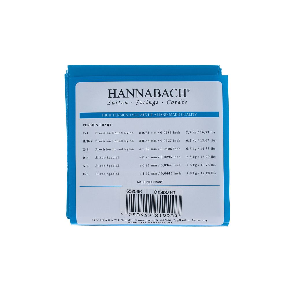 Hannabach 81508 Z HT 8 String ClassicSet – Thomann Ireland