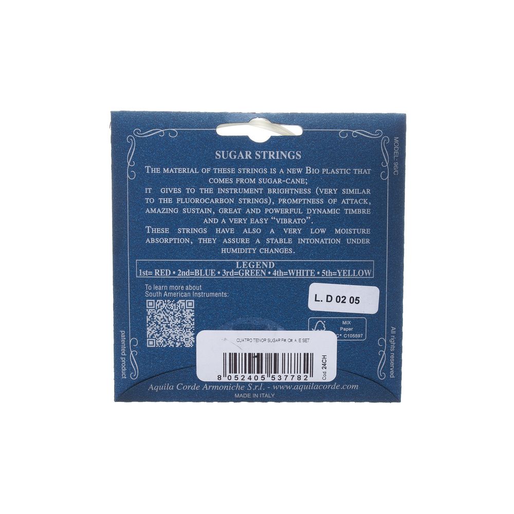 Aquila 24CH Sugar Series Cuator Tenor – Thomann Ireland