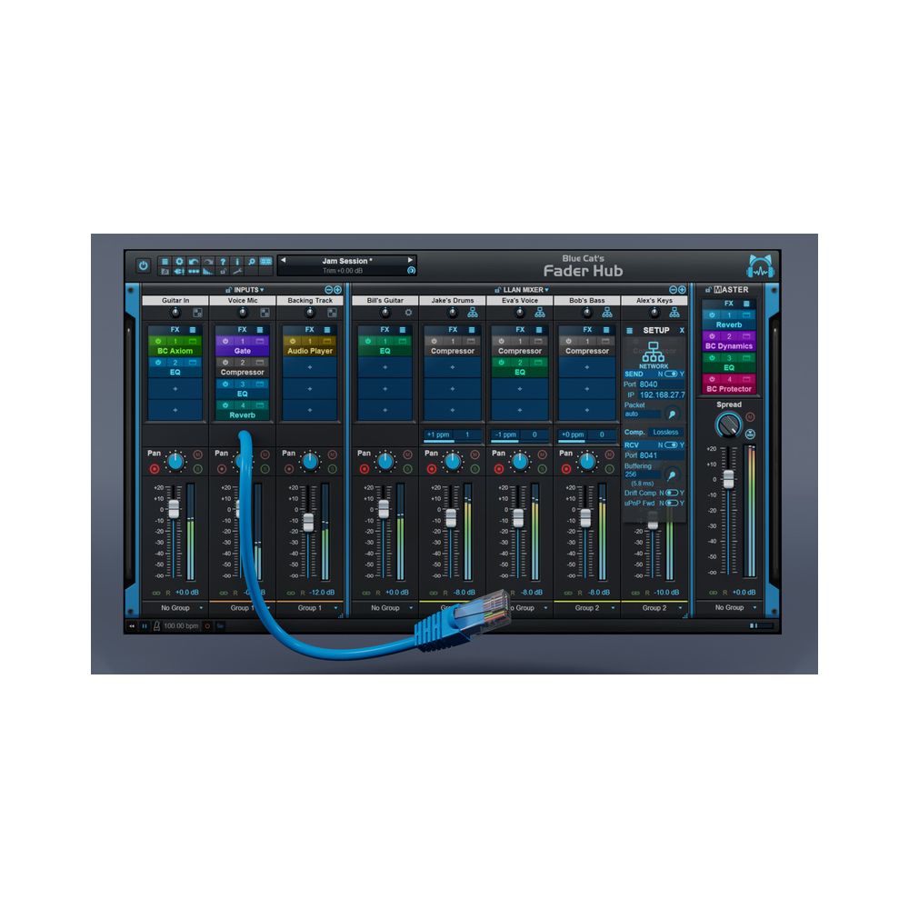 Blue Cat Audio Blue Cat's Fader Hub – Thomann Ireland