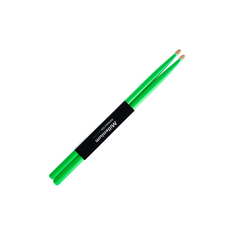 Millenium H5B Hickory Sticks Neon Green – Thomann Ireland