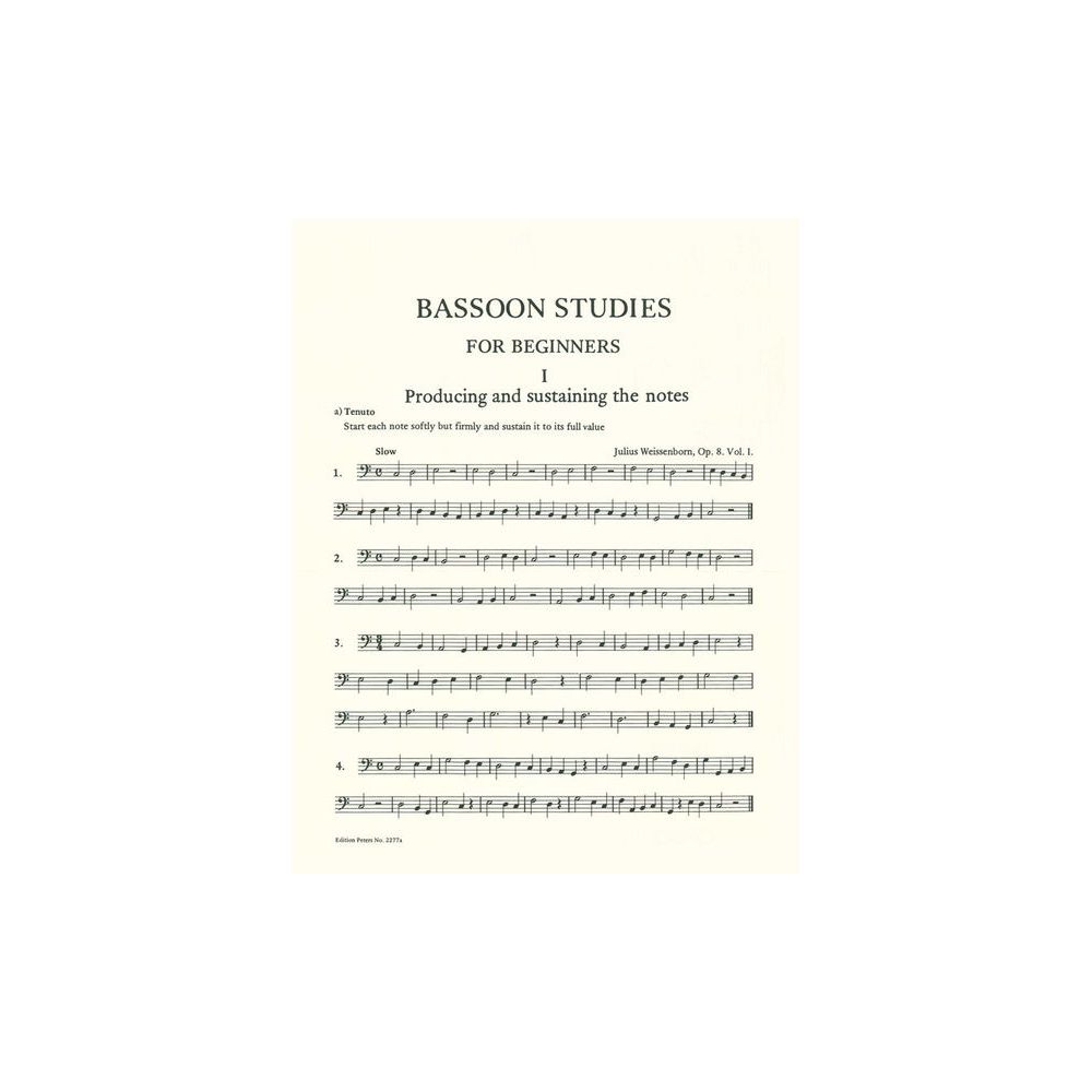 Edition Peters Weissenborn Fagott