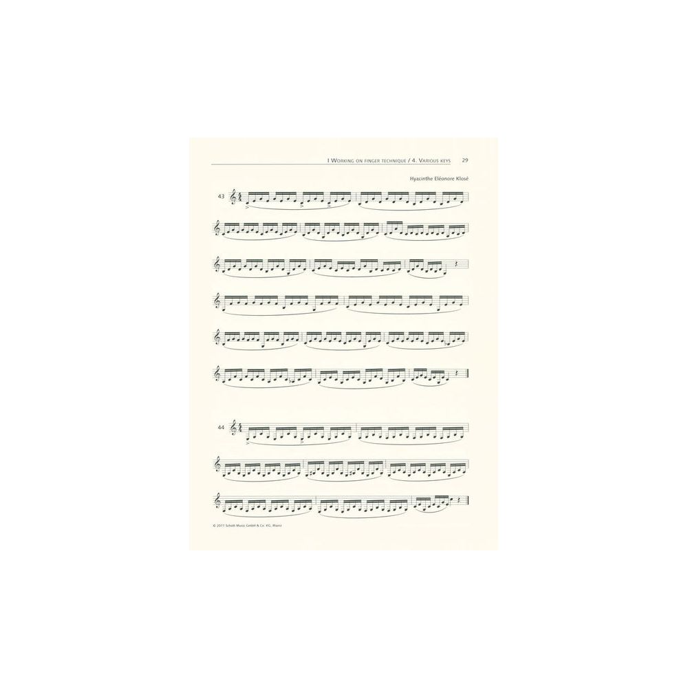 Schott Schule der Geläufigkeit Klarin – Thomann Ireland