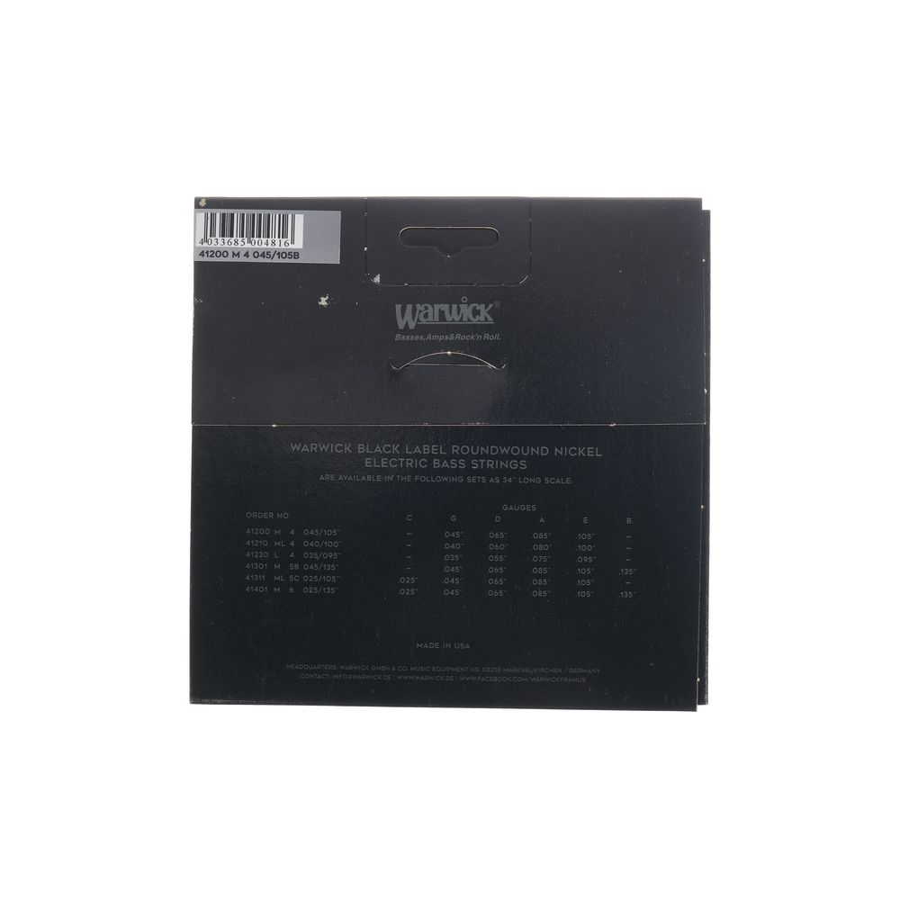 Warwick 41200 M Black Label – Thomann Ireland