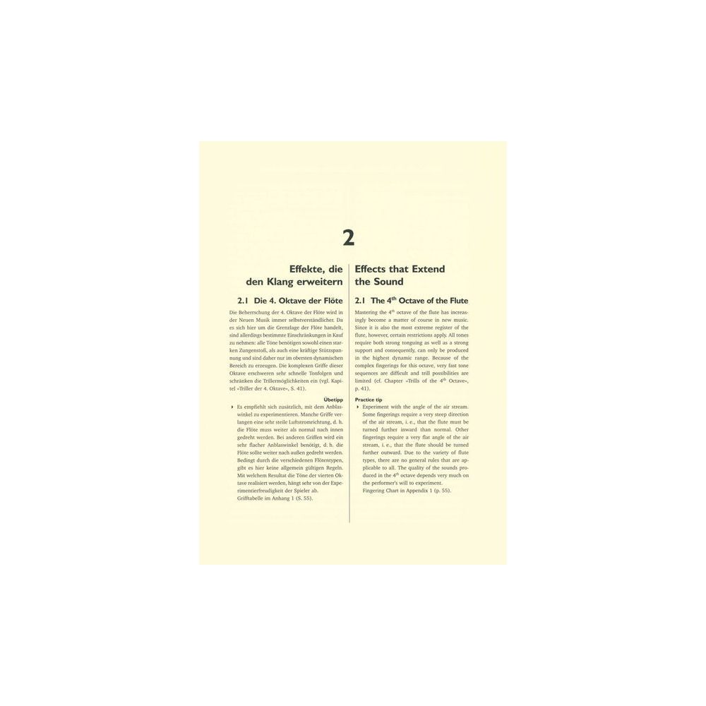 Bärenreiter Die Spieltechnik der Flöte – Thomann Ireland