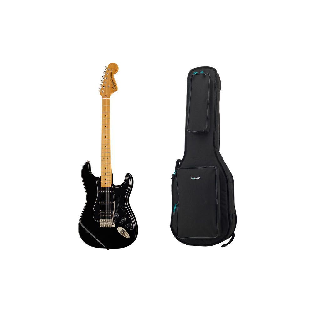 Squier CV 70s Strat HSS MN BLK Bundle – Thomann Ireland
