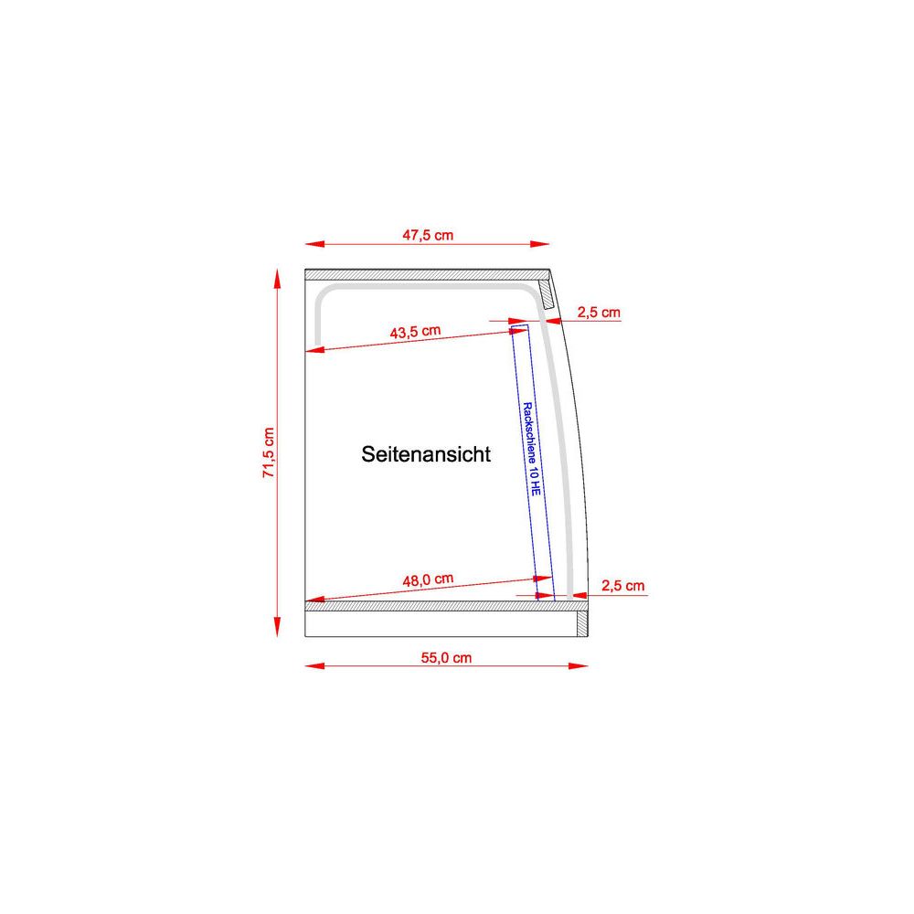 Thon Studio Rack 12U black – Thomann Ireland