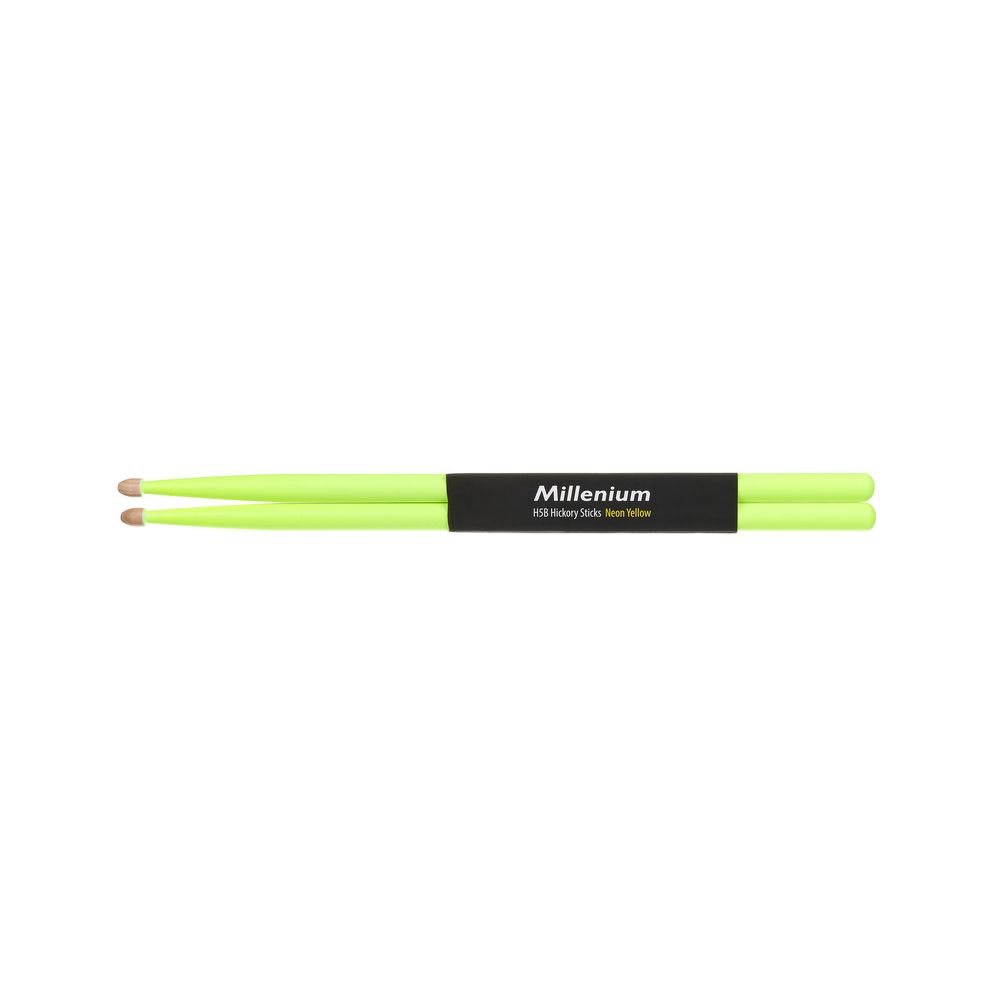 Millenium H5B Hickory Sticks Neon Yellow – Thomann Ireland