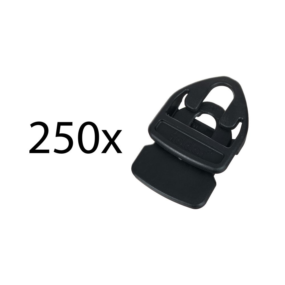 Holdon Xtra Clip Black 250pcs Pack – Thomann Ireland