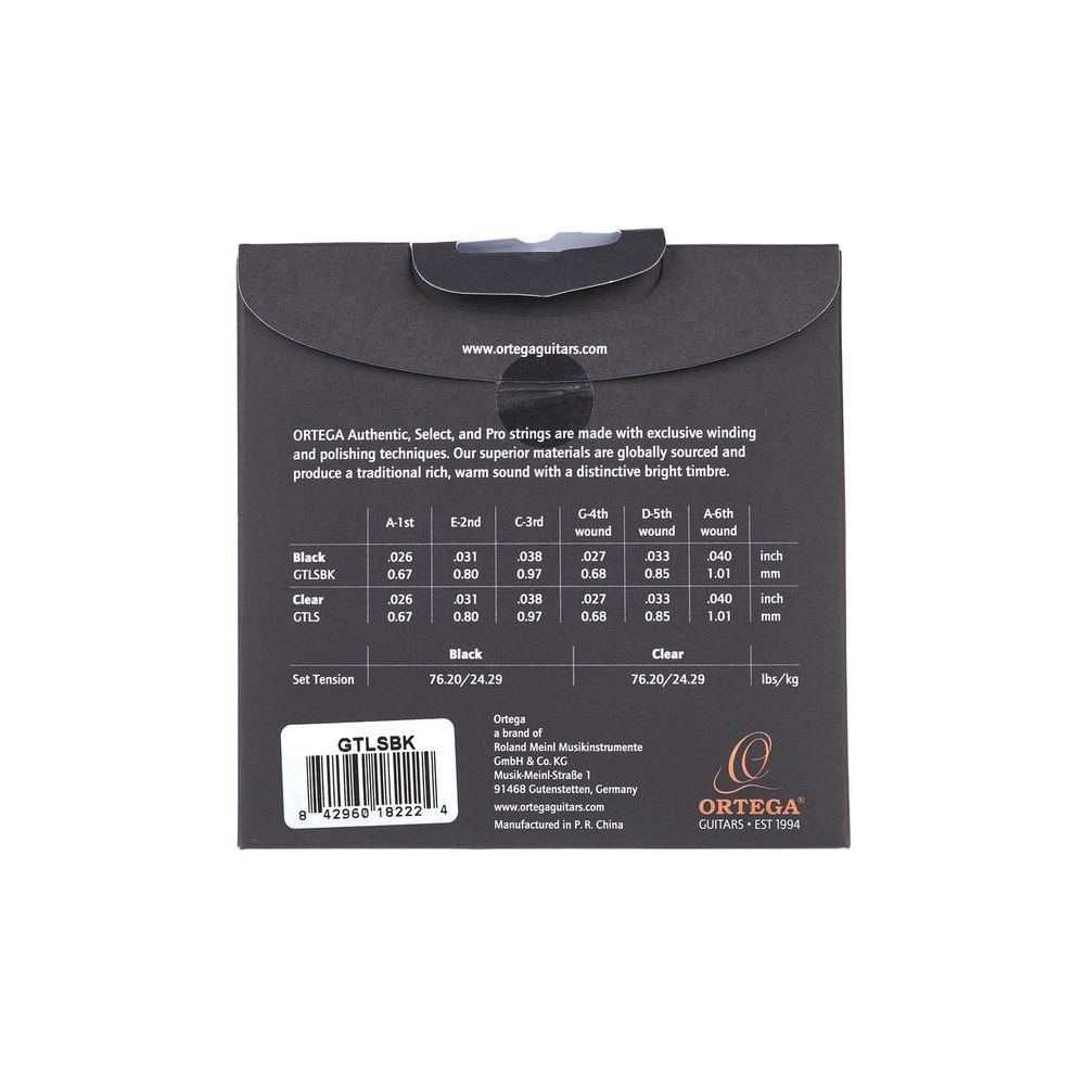 Ortega GTLSBK Guitarlele Strings – Thomann Ireland