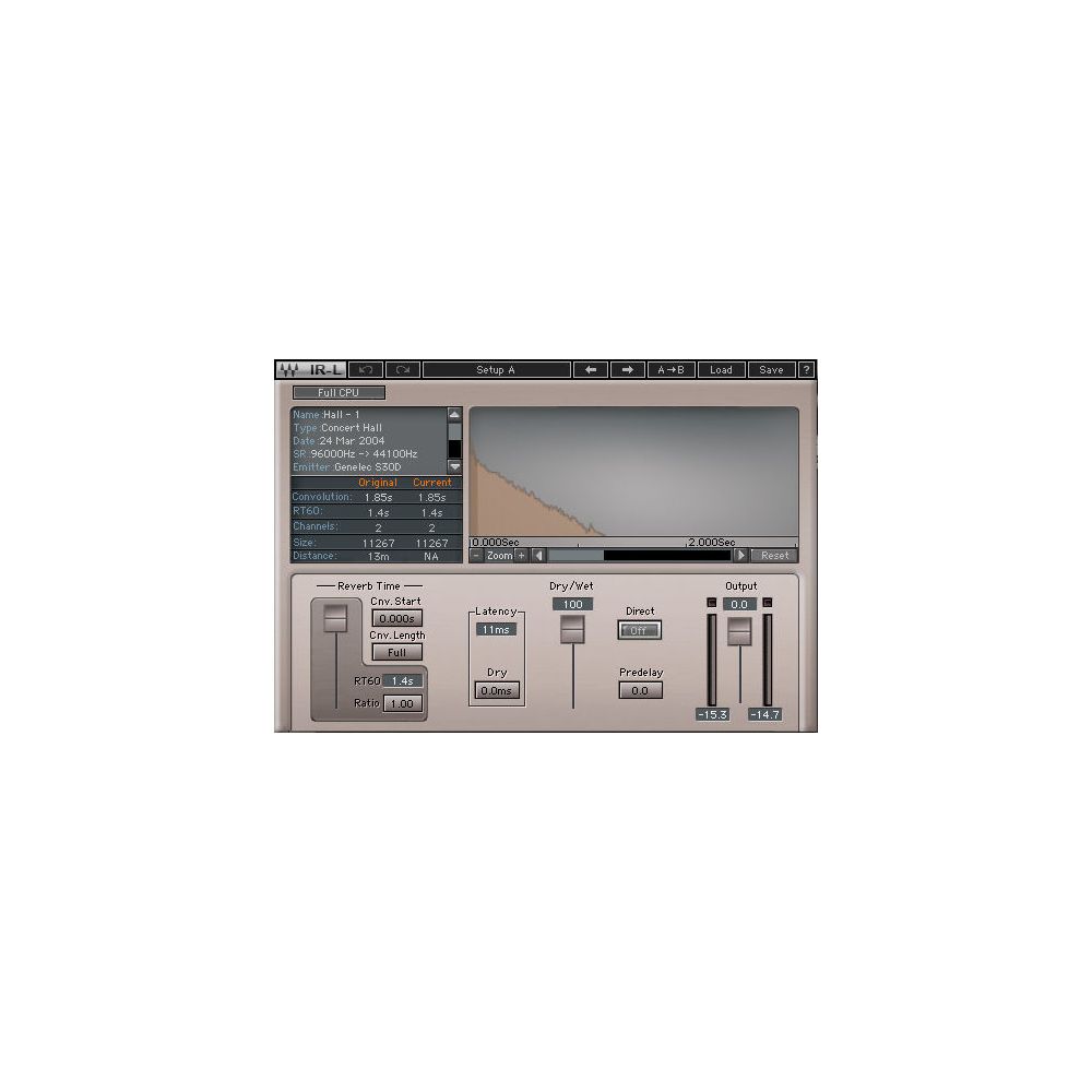 Waves IR360 Convolution Reverb – Thomann Ireland
