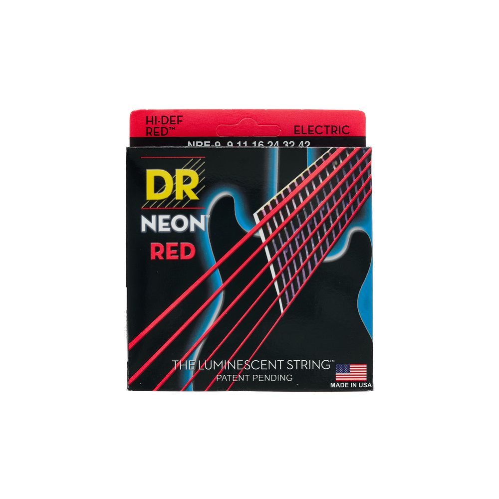 DR Strings Neon Red NRE