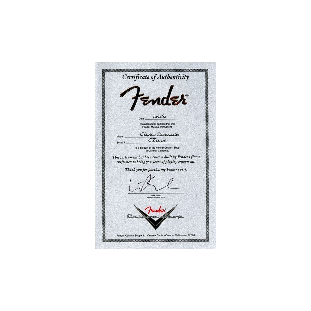 Fender Clapton Custom Shop MDB – Thomann Ireland