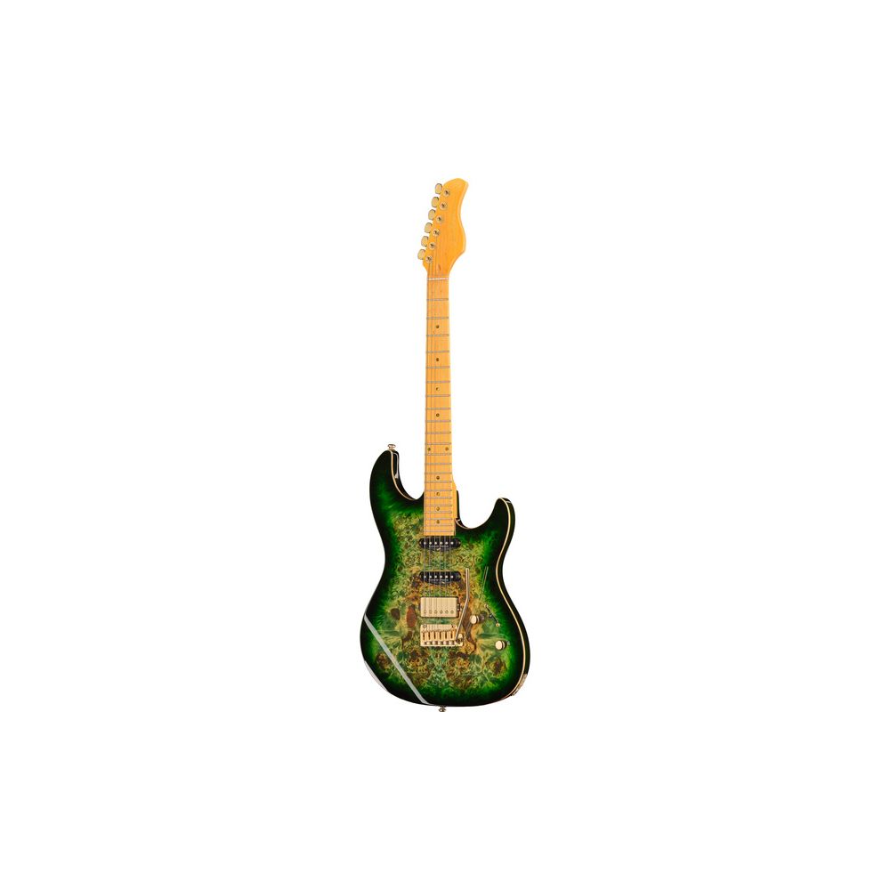 Larry Carlton S10 HSS Transparent Green – Thomann Ireland