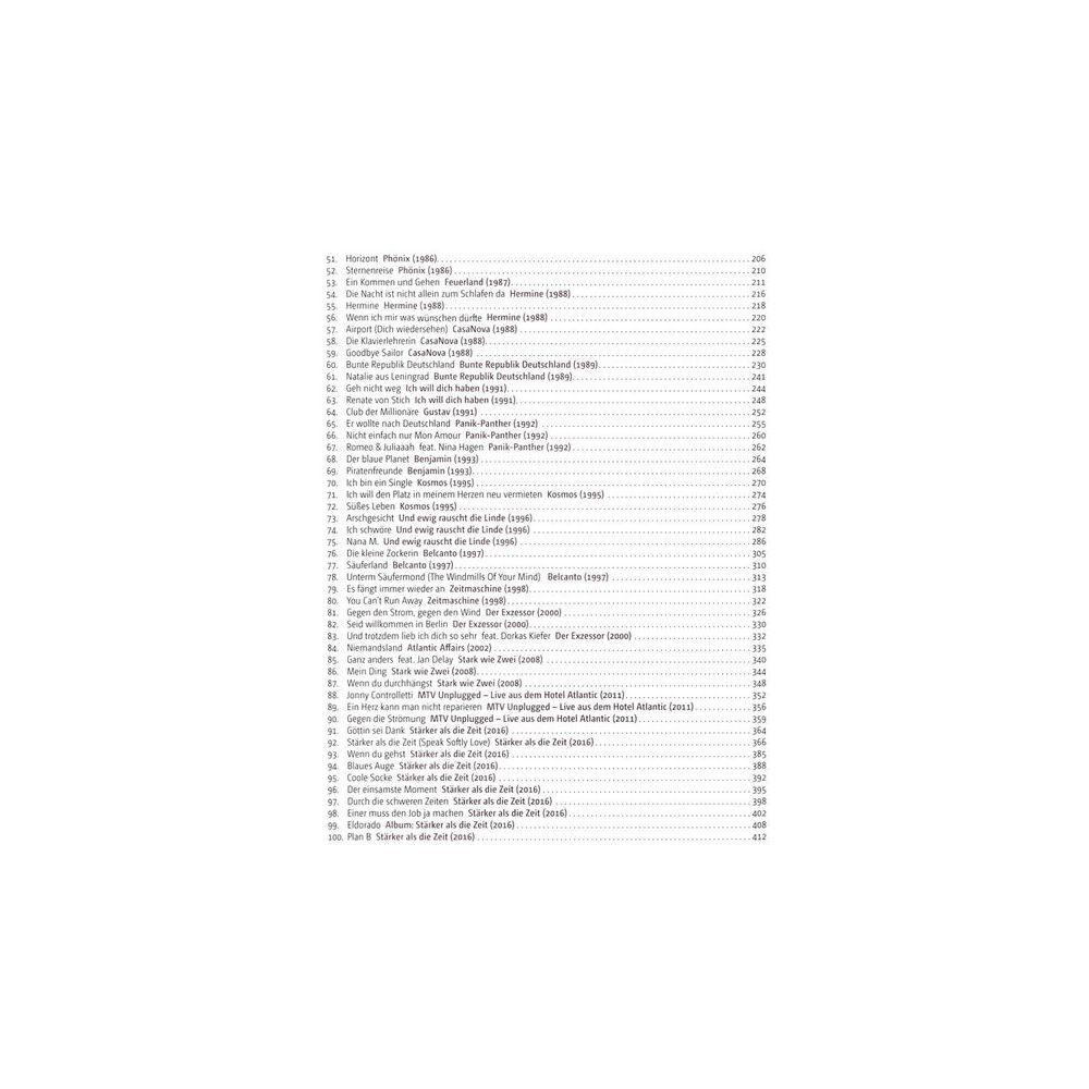 Bosworth Udo Lindenberg Perlensammlung – Thomann Ireland