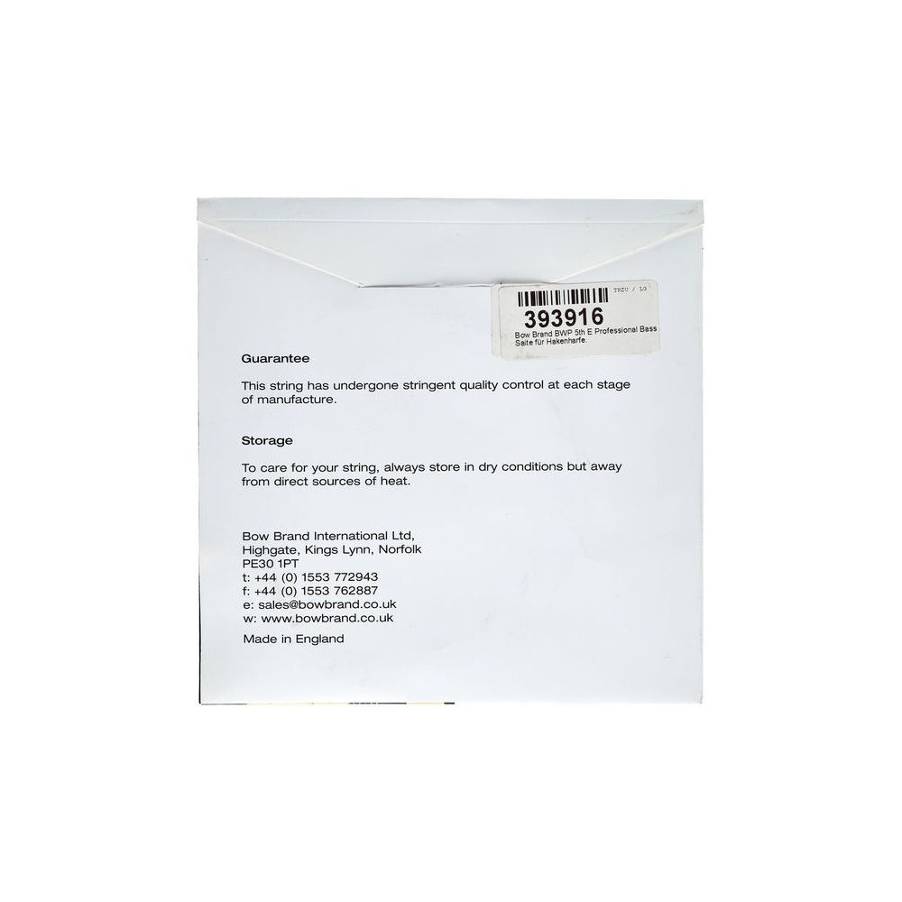 Bow Brand BWP 5th E Harp Bass Wire No.29 – Thomann Ireland