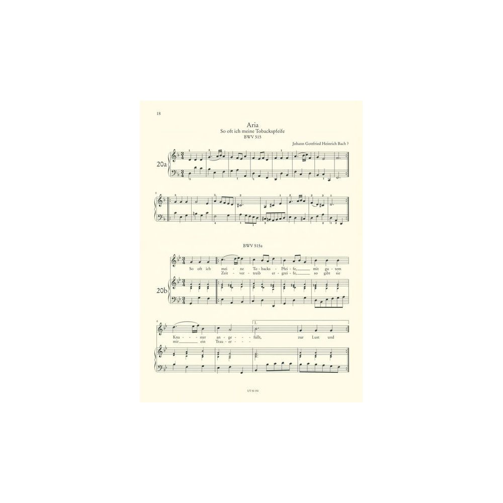 Wiener Urtext Edition Clavierbüchlein Anna Bach – Thomann Ireland