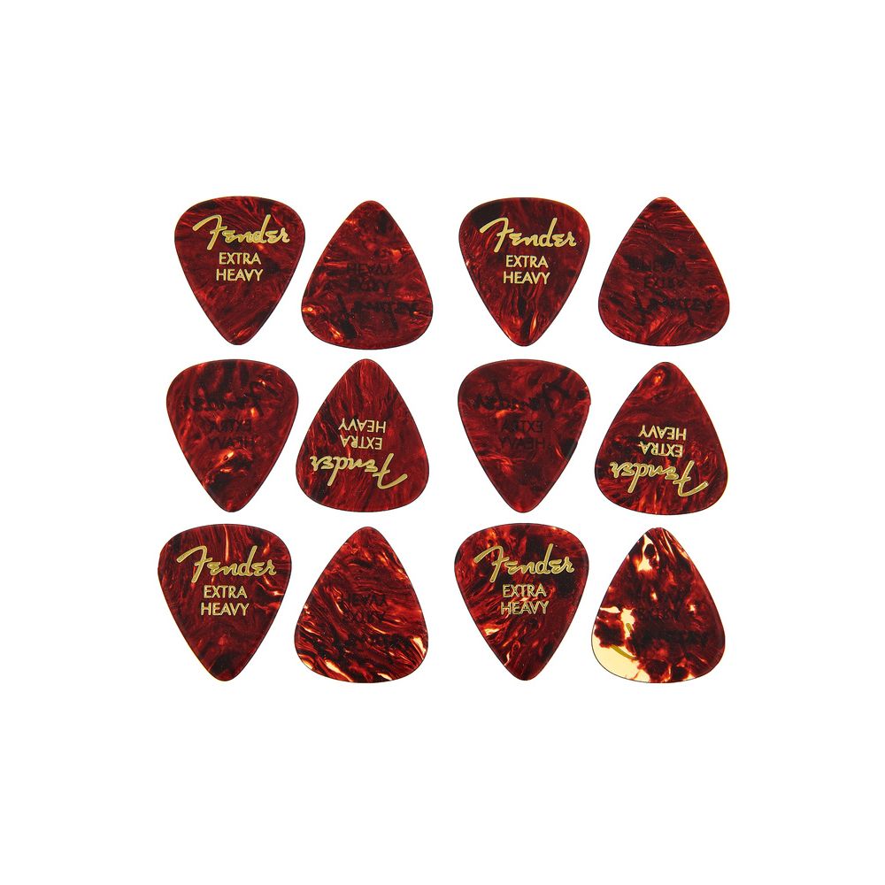 Fender Clsc Celluloid Pick Shell X