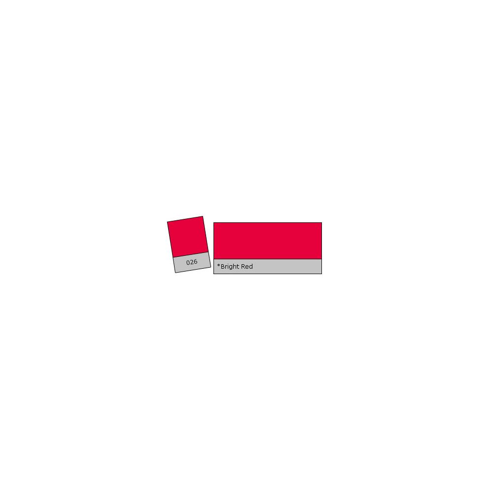 Lee Filter Roll 026 Bright Red – Thomann Ireland