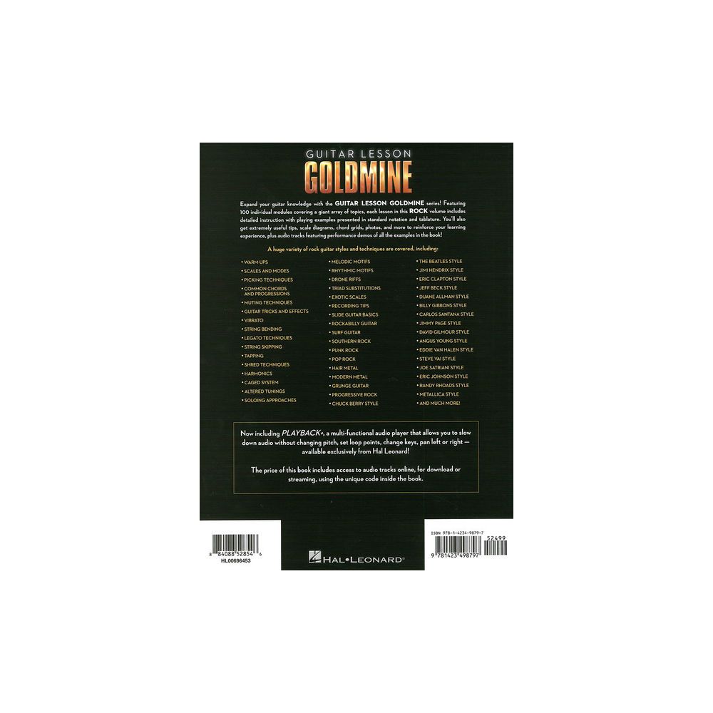 Hal Leonard 100 Rock Lessons Guitar – Thomann Ireland