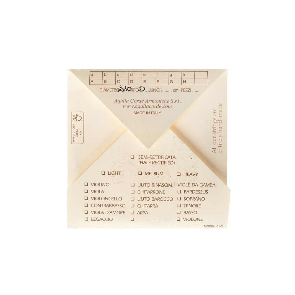 Aquila 210D Wound Nylgut Lute String – Thomann Ireland