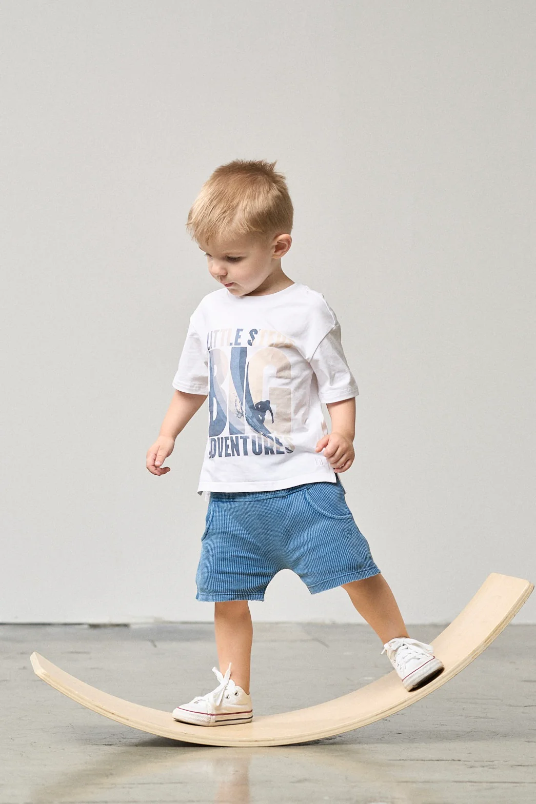 Waffle Harem Short - Blue