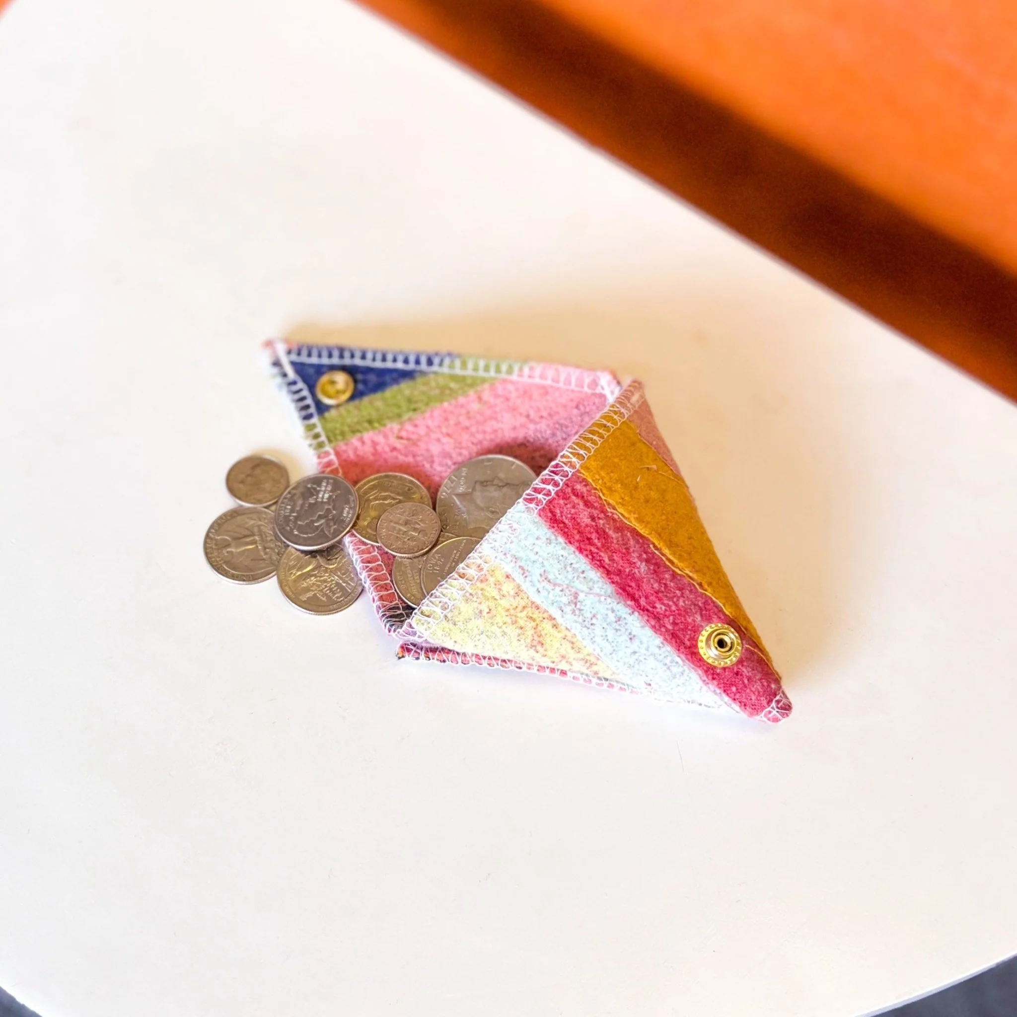 Scrap Felt Coin Purse