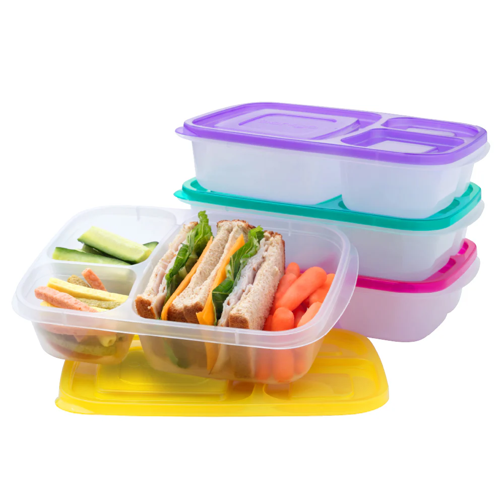 Bentgo Easyboxes 3-Compartment Food Containers 8-Piece Set