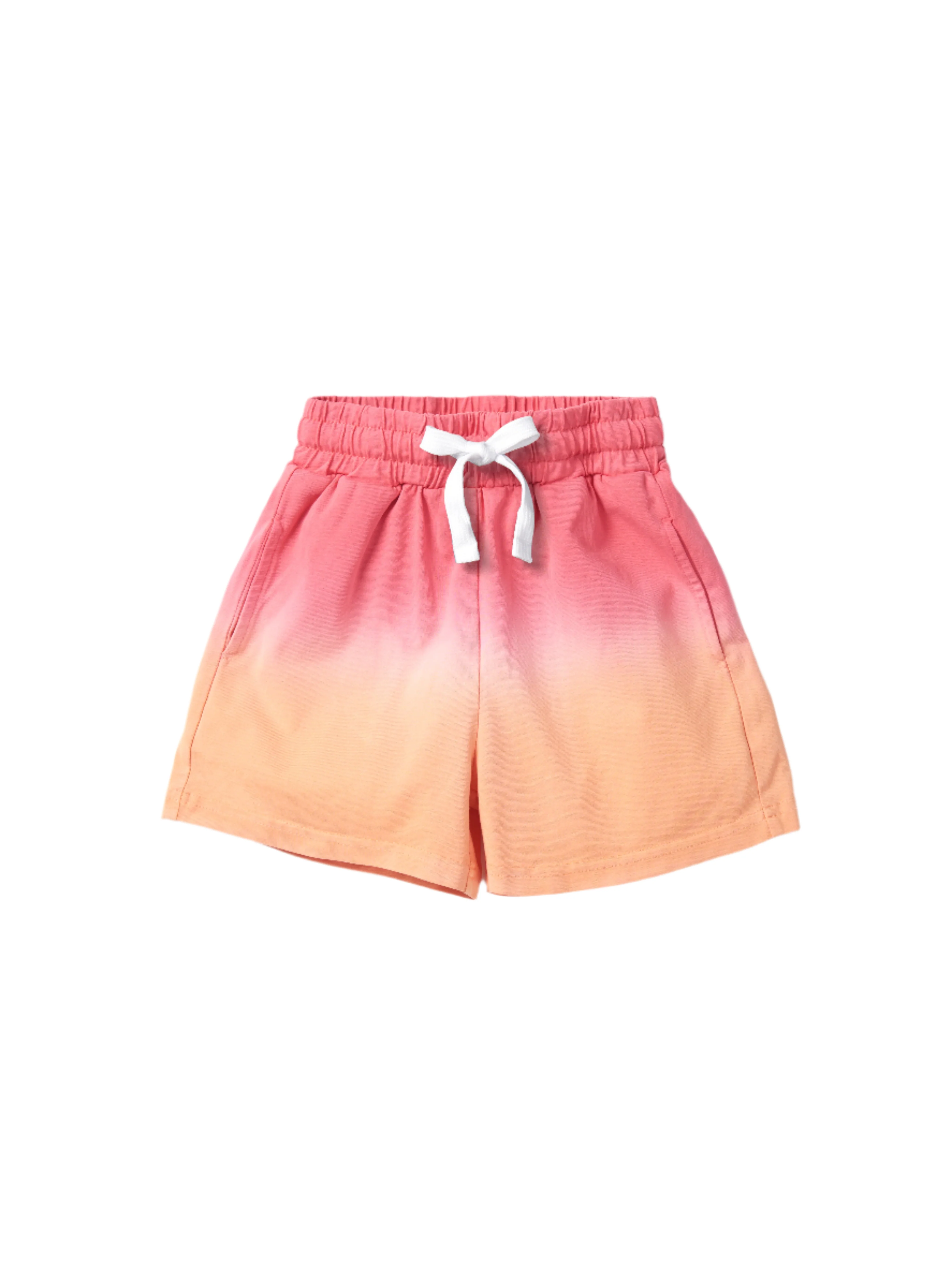 Neon Ombre Short - Orange/Pink