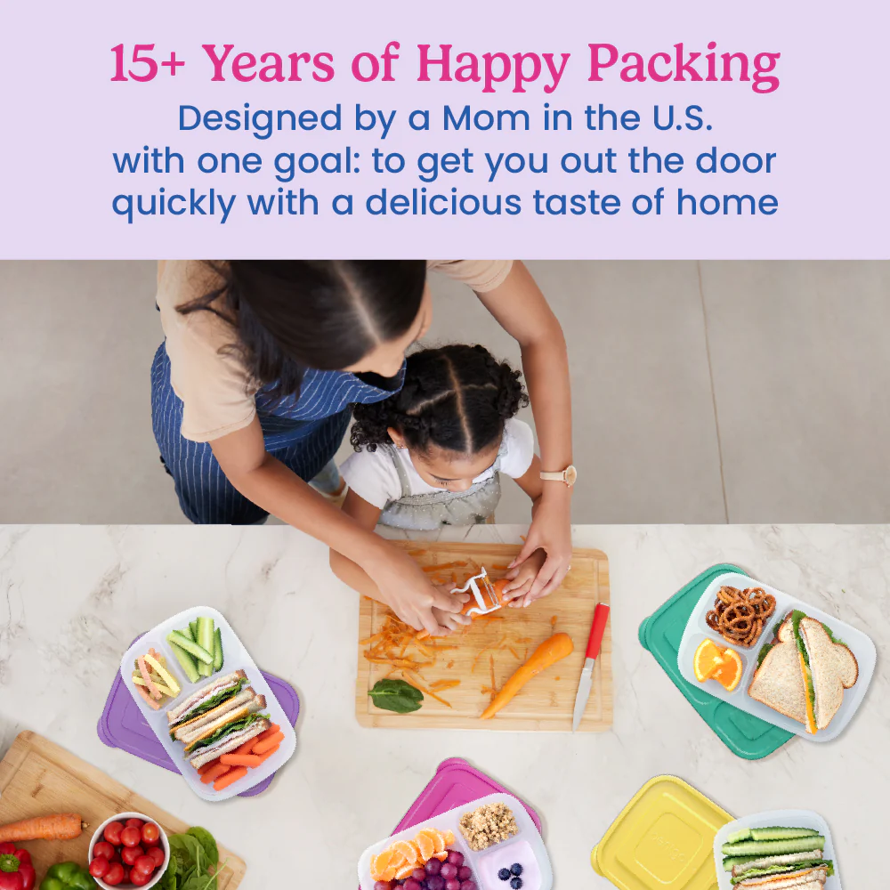 Bentgo Easyboxes 3-Compartment Food Containers 8-Piece Set