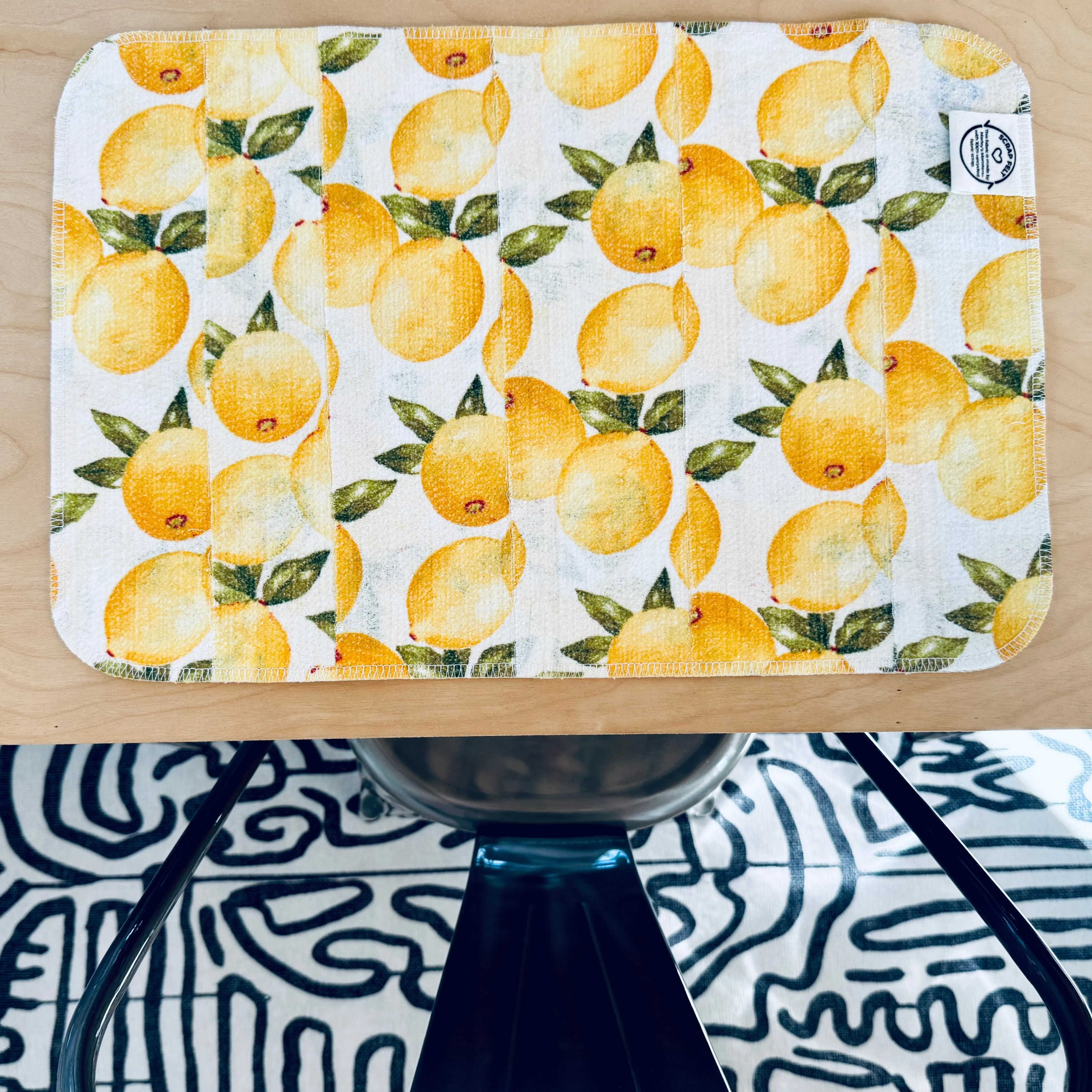 Scrap Felt Placemat / Drying Mat