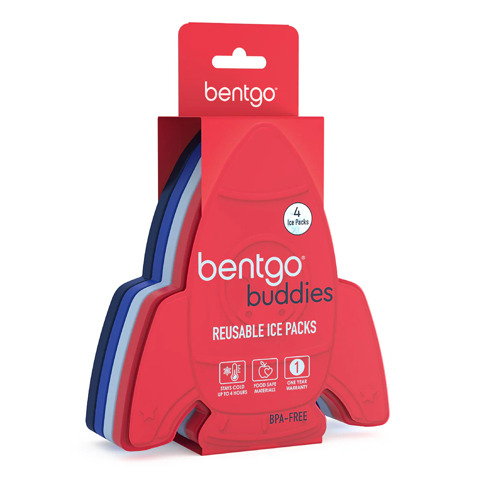 Bentgo Buddies Reusable Ice Packs (4-Pack)