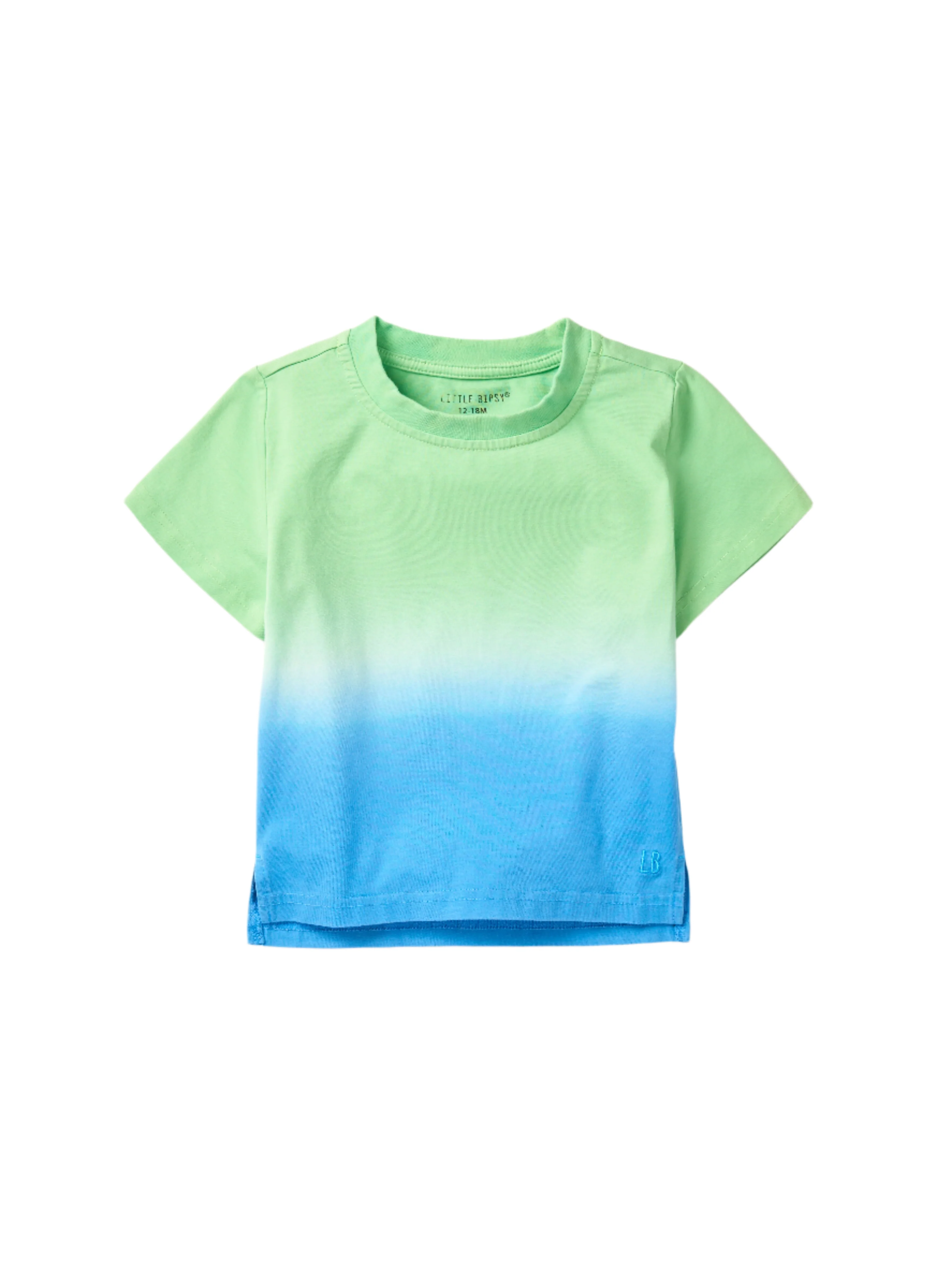 Neon Ombre Tee - Green/Blue