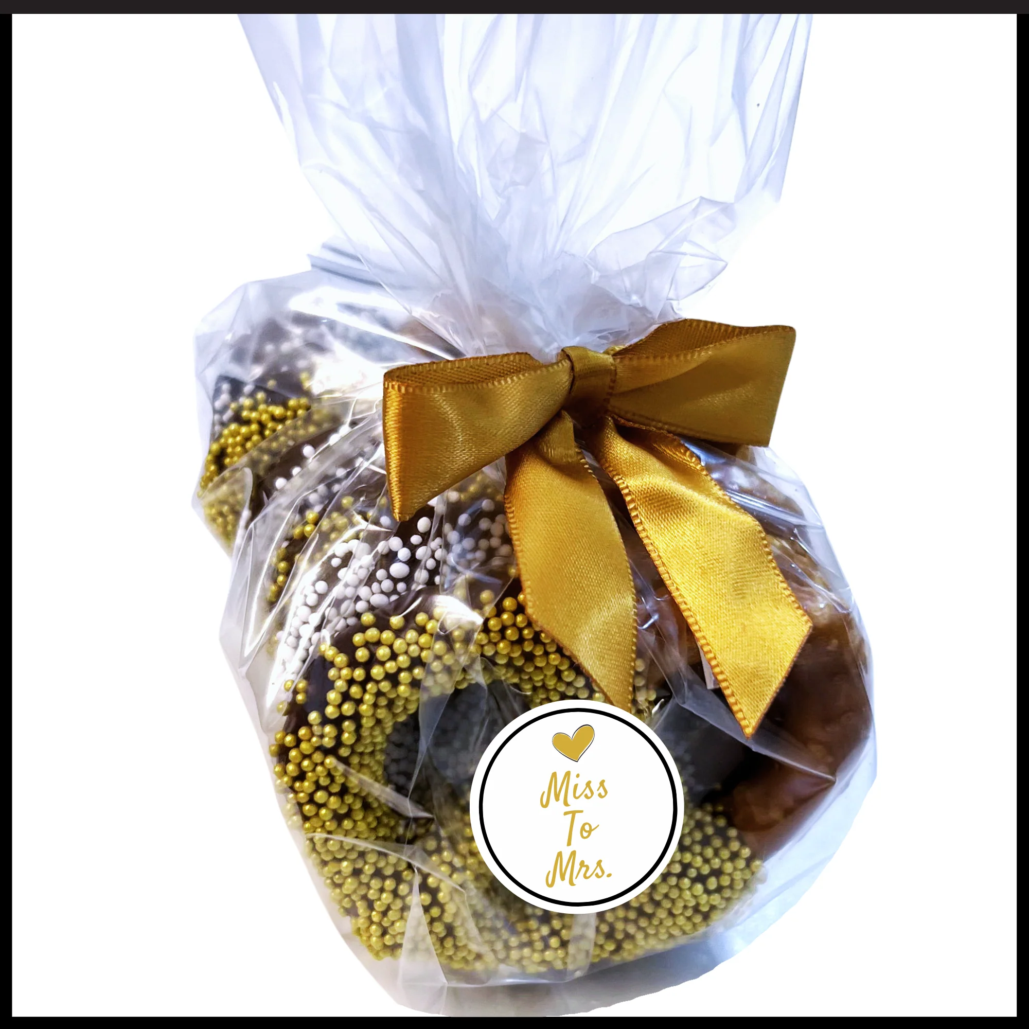 Wedding Chocolate Jumbo Pretzels - Miss To Mrs.