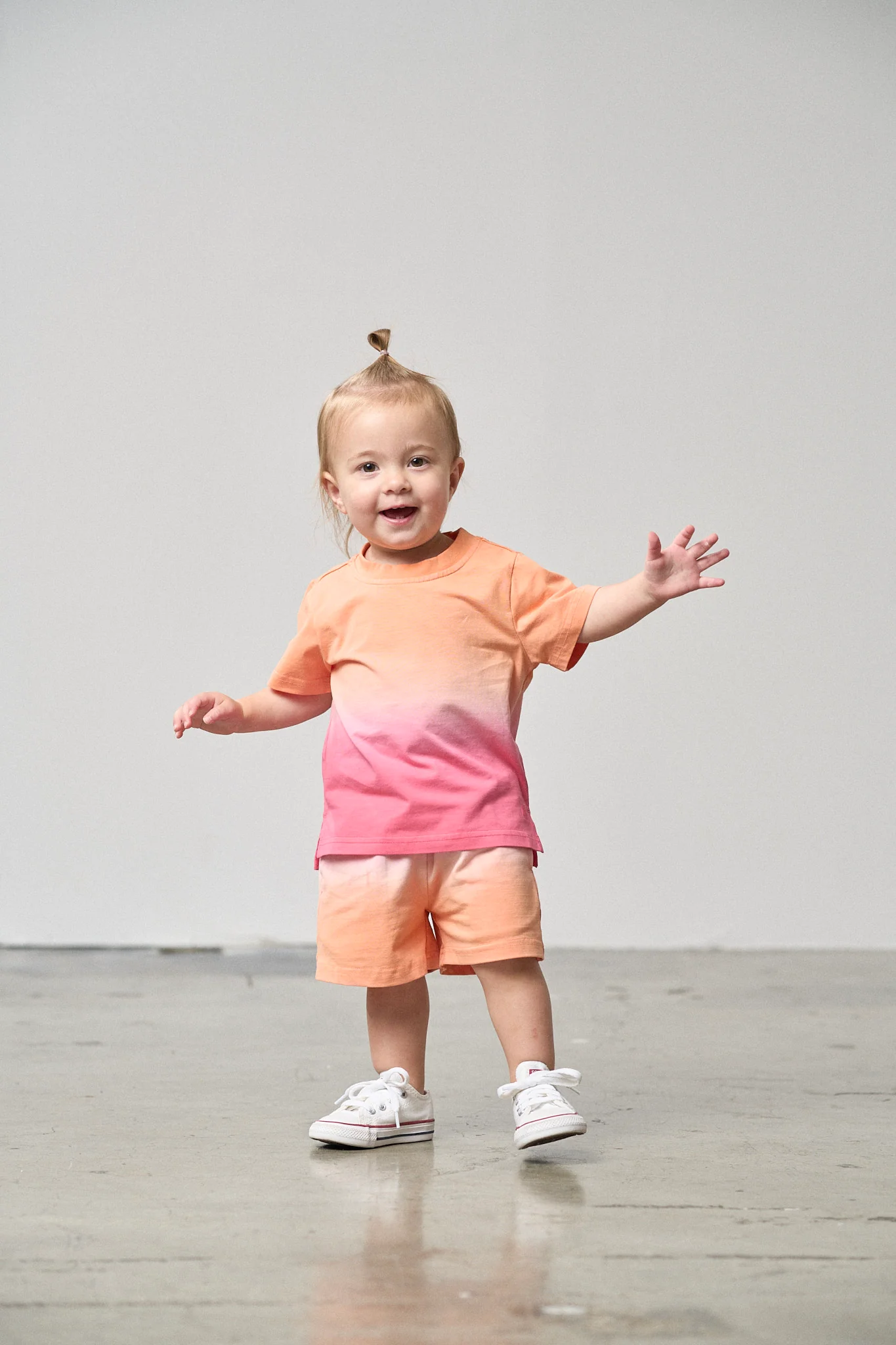 Neon Ombre Short - Orange/Pink