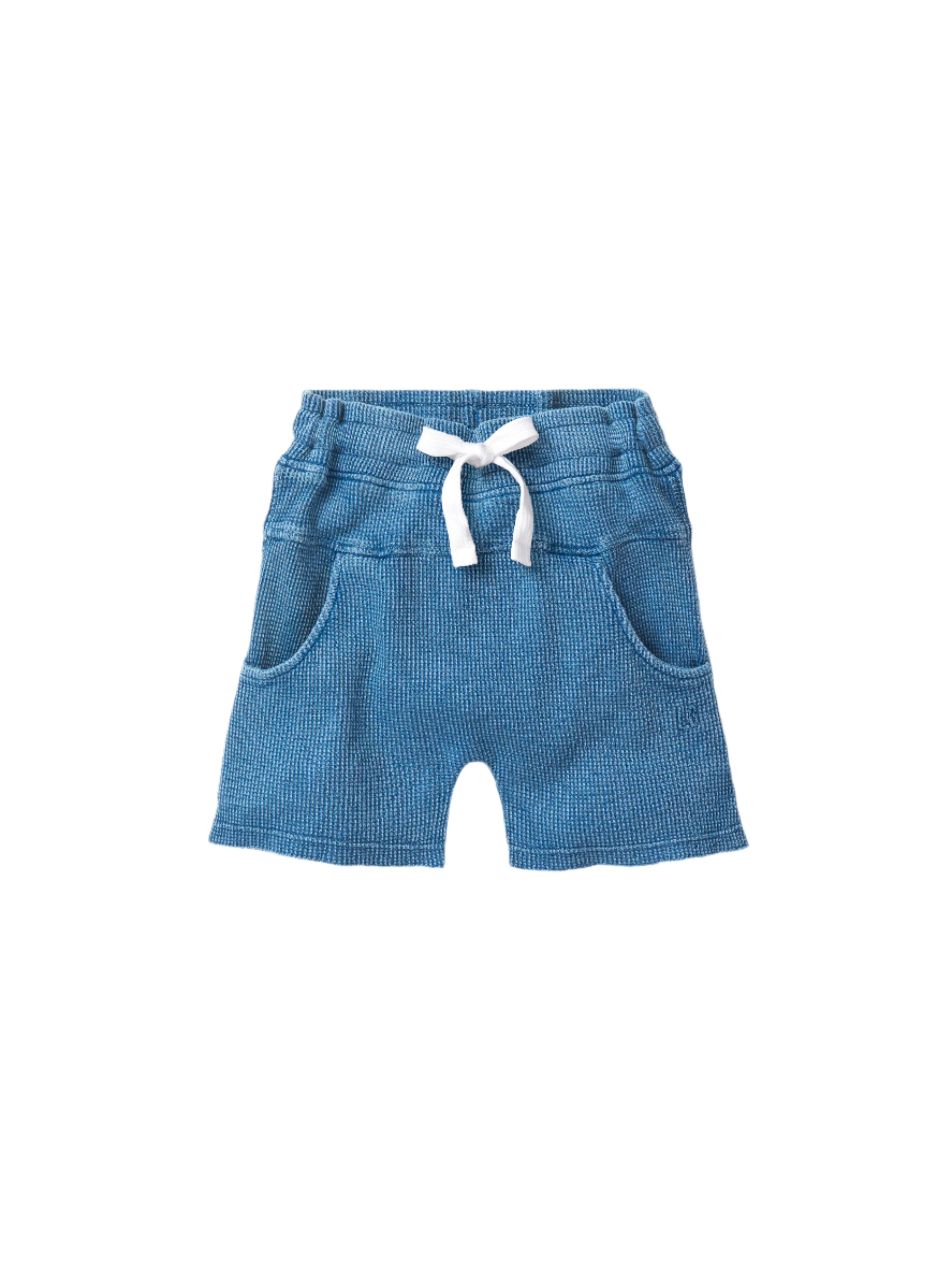 Waffle Harem Short - Blue