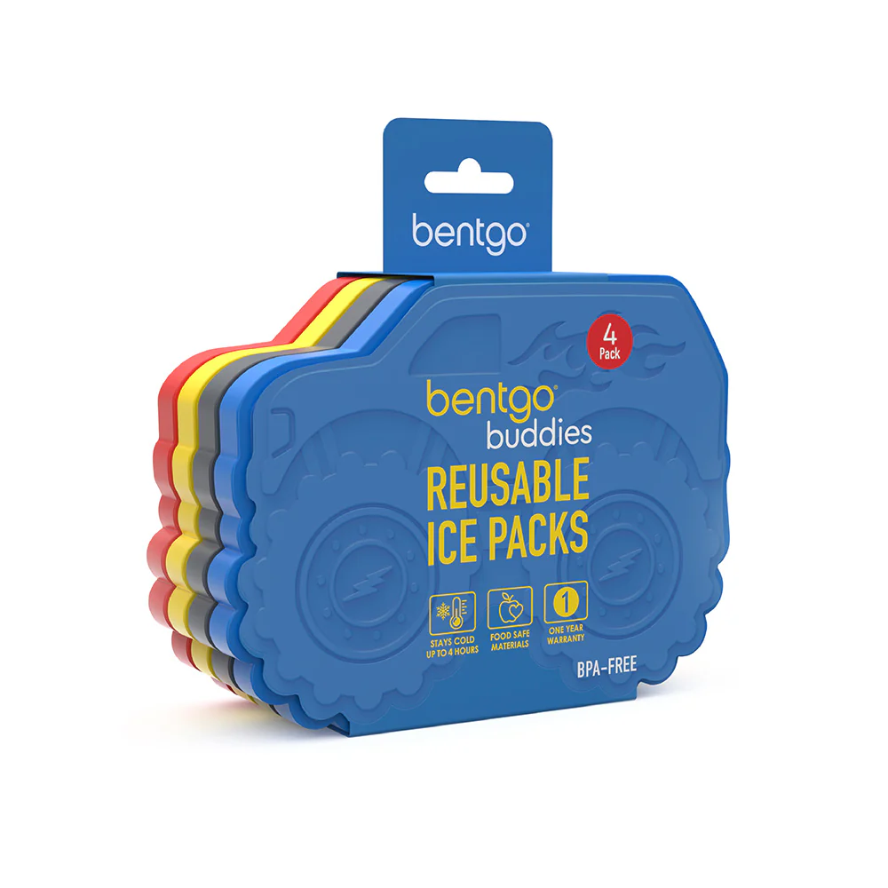 Bentgo Buddies Reusable Ice Packs (4-Pack)