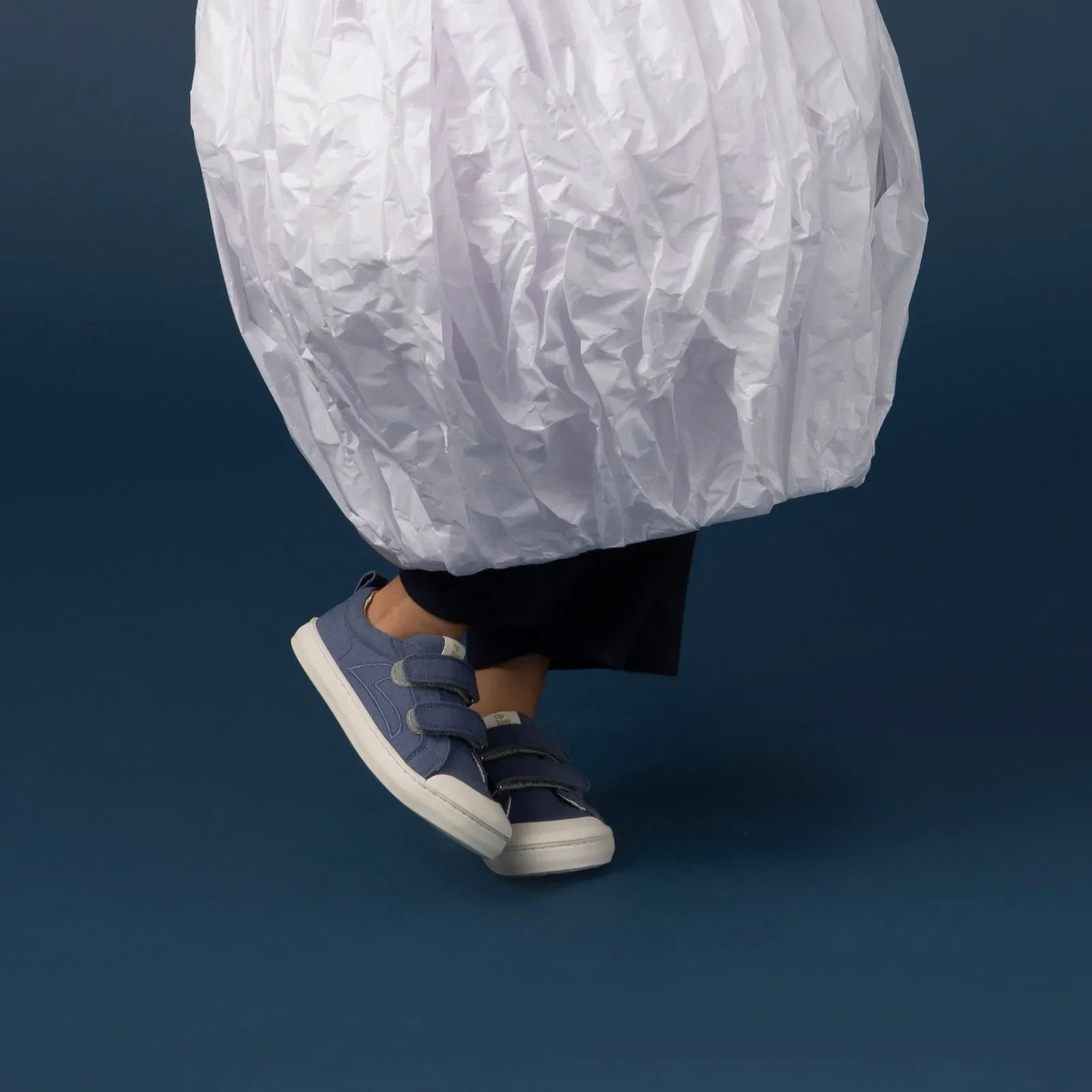 Tip Toey Joey Boy's Ramp Green Sneakers - Lona Azul Klein